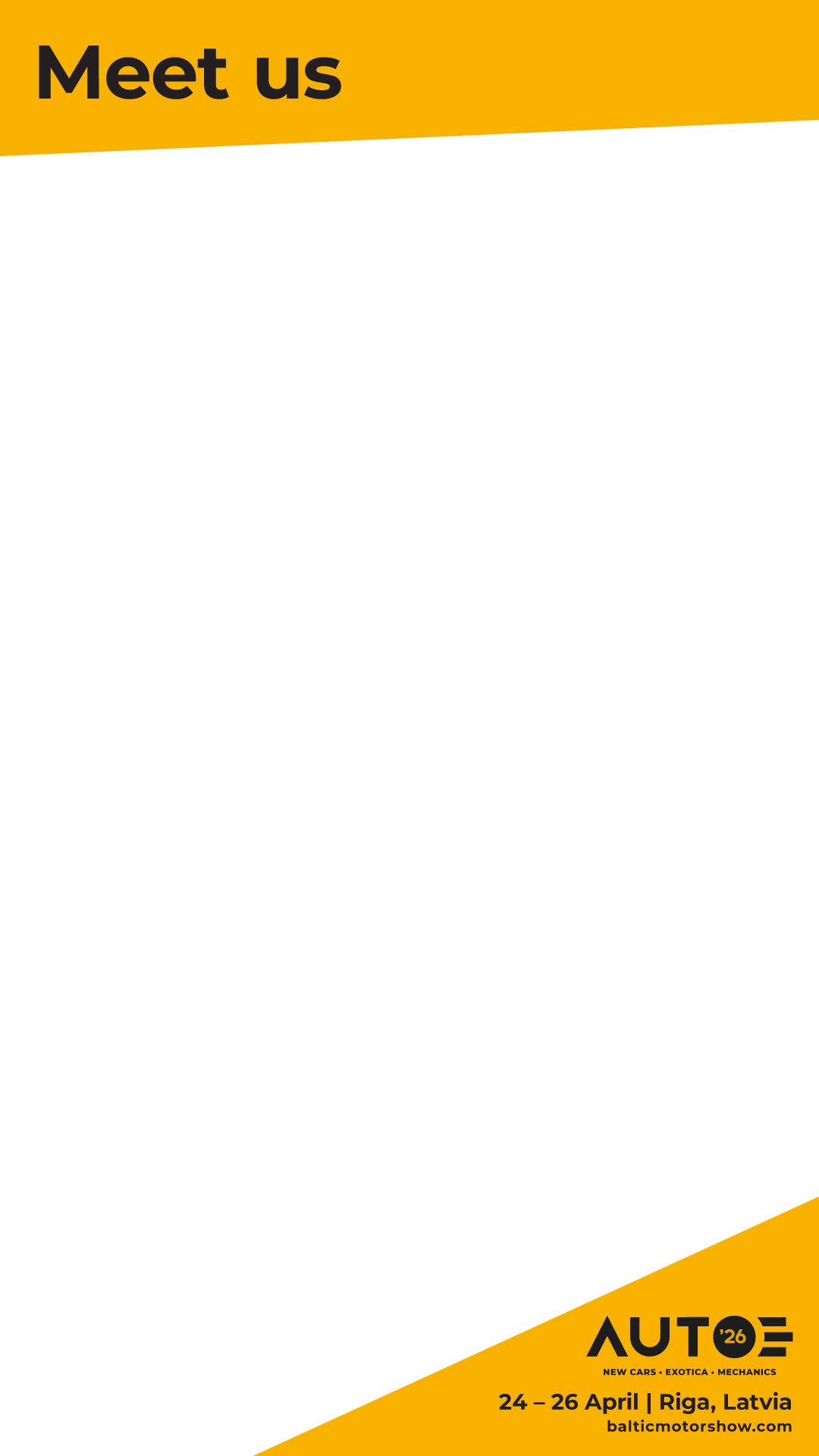 Skin - Satiec mūs izstāde Auto 2026